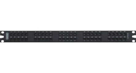 Telefonní ISDN panel 50port RJ11 1U