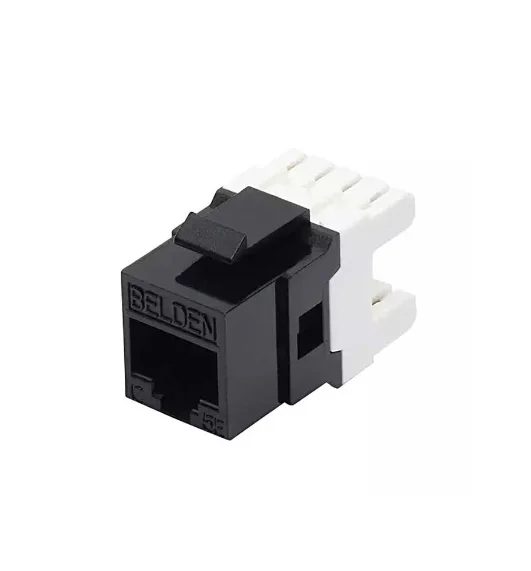Cat5e Modular Jack KeyConnect Style - RJ45 - Black