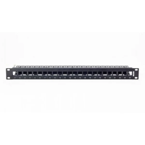 WN 24-port Universal UTP/STP panel,1U, Empty